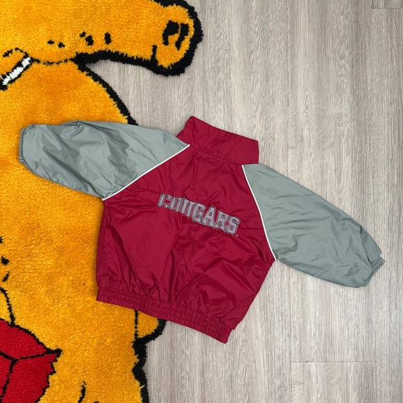Kids Washington State Cougars Windbreaker Jacket Toddler Size 12 Months Maroon - Picture 5 of 6
